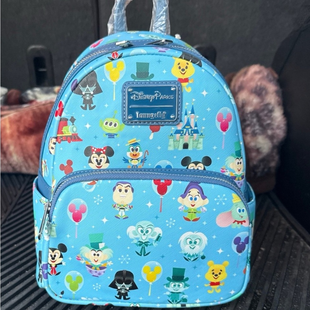Loungefly Disney Parks Blue Character Mini Backpack